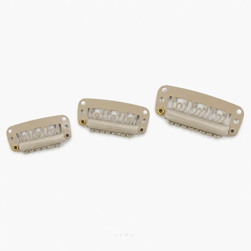 Clip beige volumateur et perruque | 20, 25 ou 30 mm
