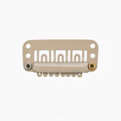 Clip beige volumateur et perruque | 20, 25 ou 30 mm