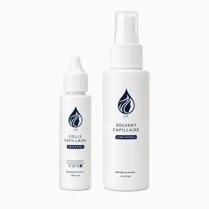 Pack LX | Colle 40 ml + solvant cuir chevelu 115 ml