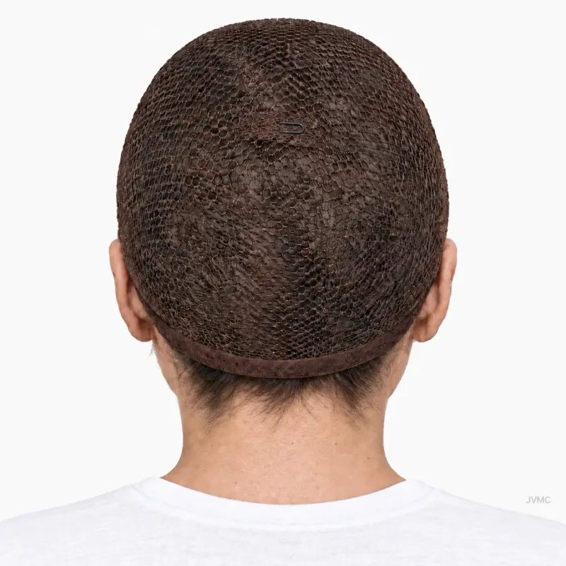 Bonnet filet brun sous perruque | Maintien des cheveux