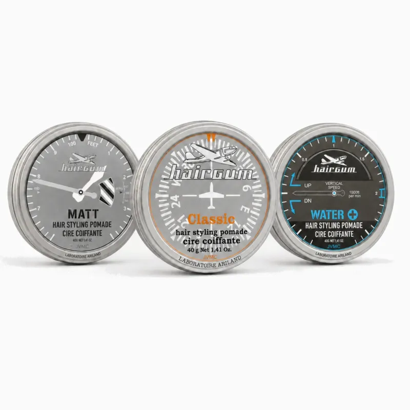 Cire coiffante Hairgum 40 g | Classic, Water+ ou Matt