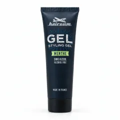 Gel coiffant sans alcool Hairgum 100 g - Fixation forte menthe
