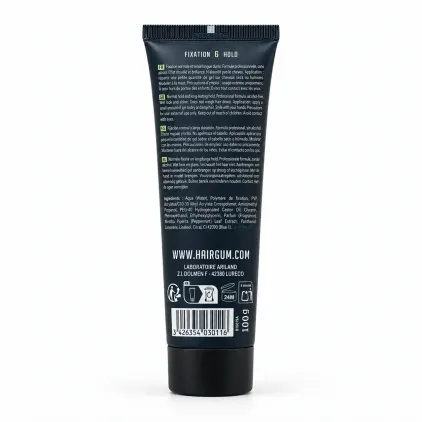 Gel coiffant sans alcool Hairgum 100 g - Fixation forte menthe