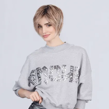 Perruque femme Java - Bob plongeant en cheveux synthétiques