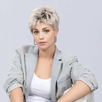Perruque femme Tab - Coupe courte asymétrique, 12 coloris