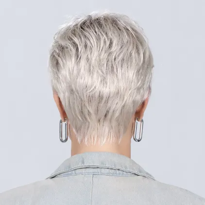 Perruque femme Tab - Coupe courte asymétrique, 12 coloris