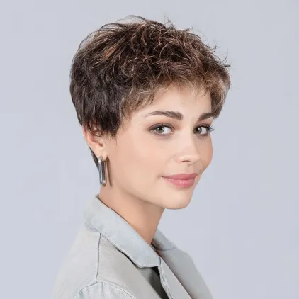Perruque femme Tab - Coupe courte asymétrique, 12 coloris