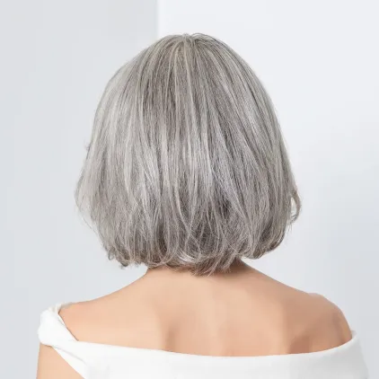 Perruque femme Elegance Mono - Bob mixte, mono intégral