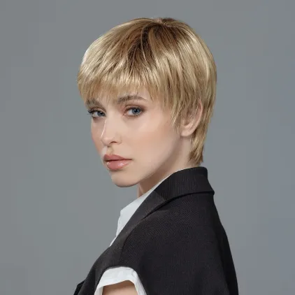 Perruque femme Pixie - Coupe courte classique, 9 coloris