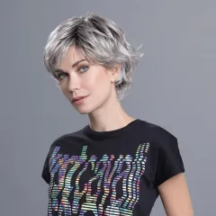 Perruque femme Raise - Coupe courte asymétrique, 12 teintes