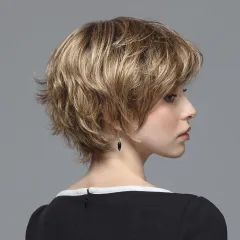 Perruque femme Raise - Coupe courte asymétrique, 12 teintes