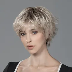 Perruque femme Raise - Coupe courte asymétrique, 12 teintes