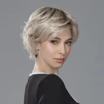 Perruque femme Raise - Coupe courte asymétrique, 12 teintes