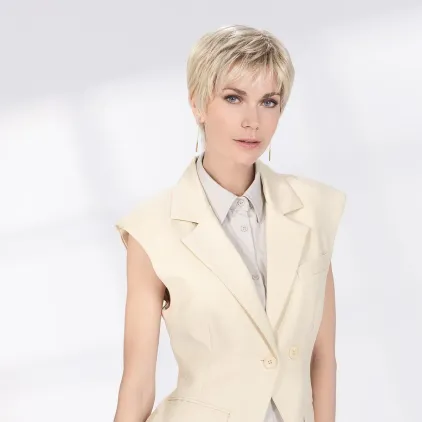 Perruque femme Select Soft - Pixie à frange, tulle confort