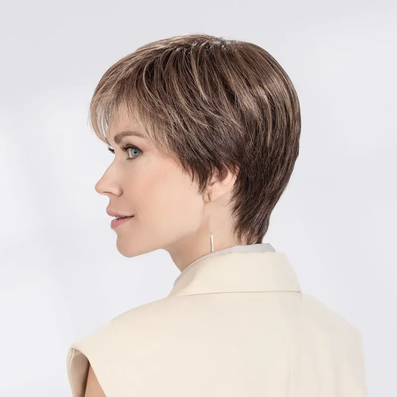Perruque femme Select Soft - Pixie à frange, tulle confort