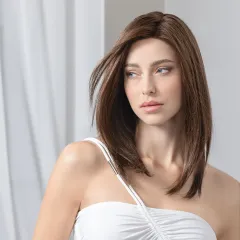 Perruque femme Image Deluxe - Cheveux longs, mono top