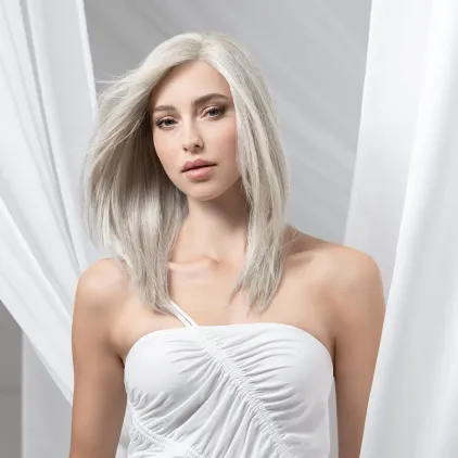 Perruque femme Image Deluxe - Cheveux longs, mono top