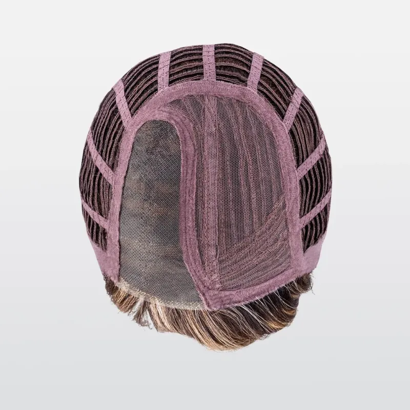 Perruque femme Sound Mono Part - Carré ondulé coiffable