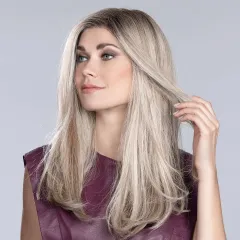 Perruque femme Vita Mono Part - Longue coiffable, 130 °C