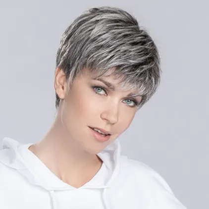 Perruque femme Yoko - Pixie coiffable au fer, 13 teintes