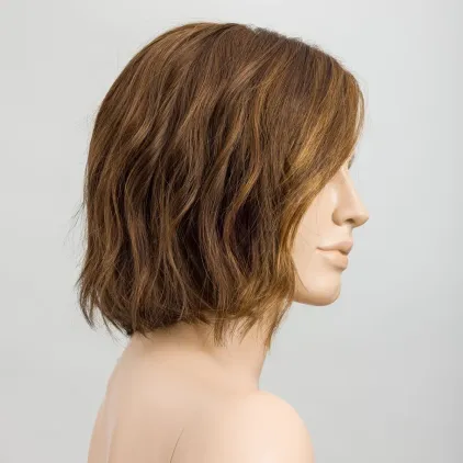 Perruque femme Esprit - Mi-longue 100% fait main, sans crêpage