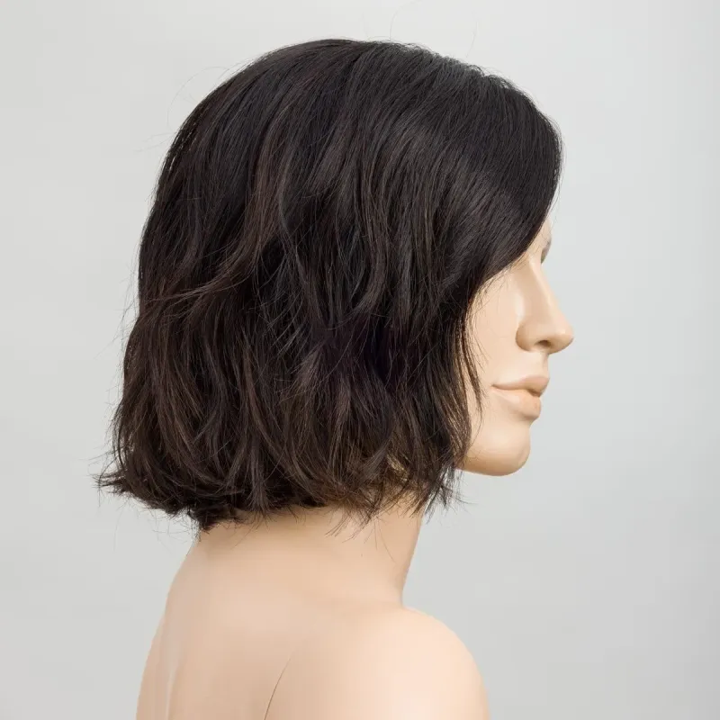 Perruque femme Esprit - Mi-longue 100% fait main, sans crêpage