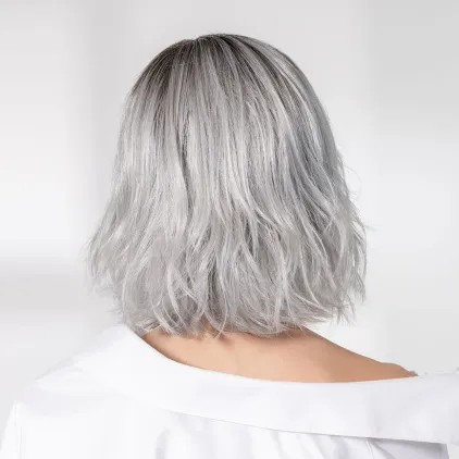 Perruque femme Esprit - Mi-longue 100% fait main, sans crêpage