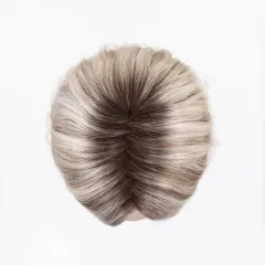Perruque femme Esprit - Mi-longue 100% fait main, sans crêpage