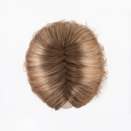 Perruque femme Esprit - Mi-longue 100% fait main, sans crêpage