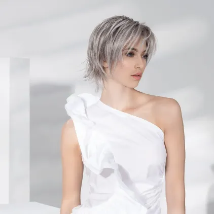 Perruque femme Fame - Coupe courte 100% fait main, 62 g