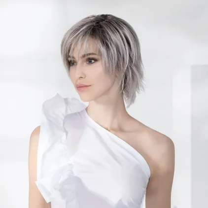 Perruque femme Fame - Coupe courte 100% fait main, 62 g