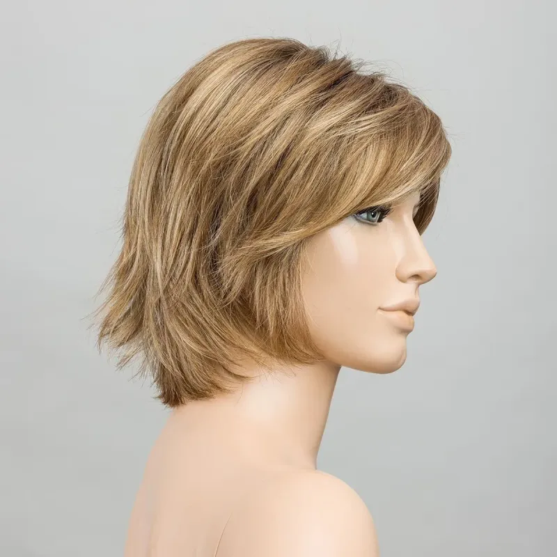 Perruque femme Fame - Coupe courte 100% fait main, 62 g