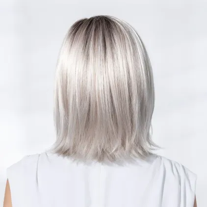 Perruque femme Icone - Long bob 100% fait main, 90 g