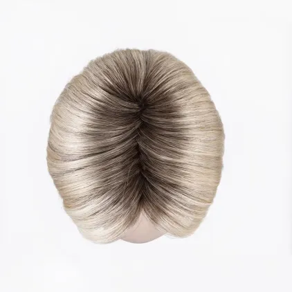 Perruque femme Icone - Long bob 100% fait main, 90 g