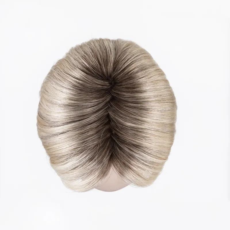 Perruque femme Icone - Long bob 100% fait main, 90 g