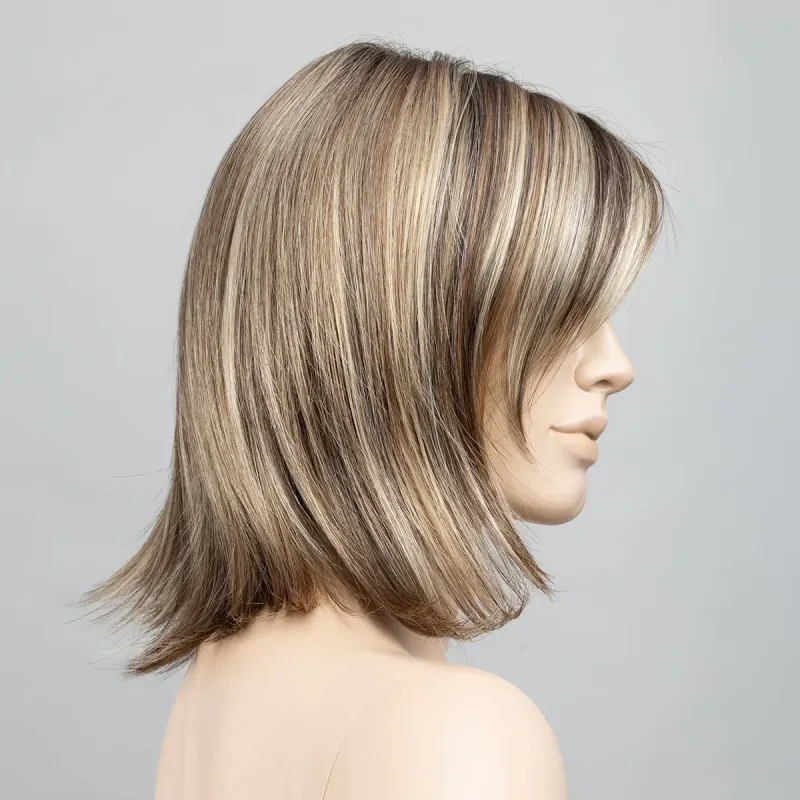 Perruque femme Icone - Long bob 100% fait main, 90 g