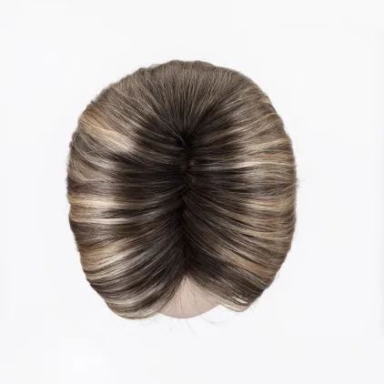 Perruque femme Icone - Long bob 100% fait main, 90 g