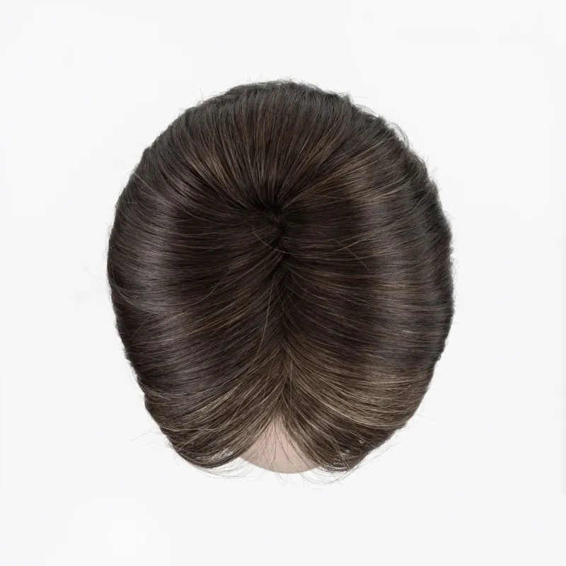 Perruque femme Icone - Long bob 100% fait main, 90 g