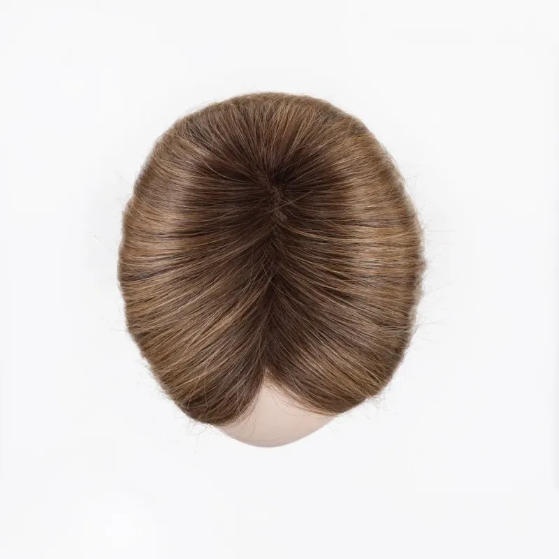 Perruque femme Mirage - Mi-longue coiffable, 100 % fait main