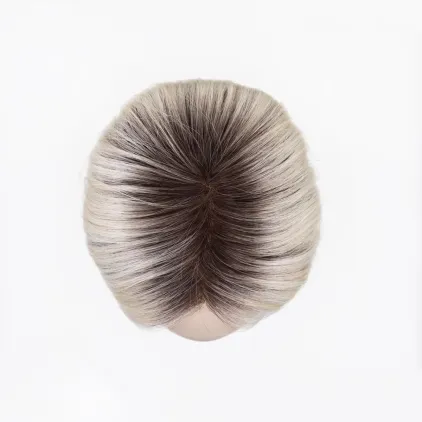 Perruque femme Mirage - Mi-longue coiffable, 100 % fait main