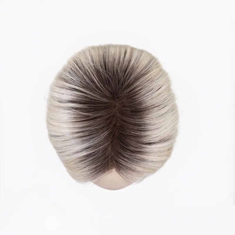 Perruque femme Mirage - Mi-longue coiffable, 100 % fait main