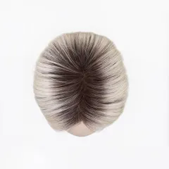 Perruque femme Mirage - Mi-longue coiffable, 100 % fait main