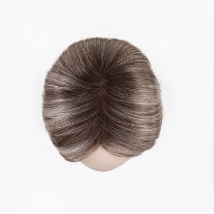 Perruque femme Mirage - Mi-longue coiffable, 100 % fait main