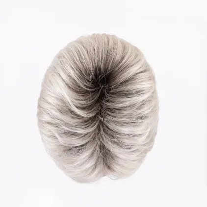 Perruque femme Posh - Coupe courte, 5 nuances blanches