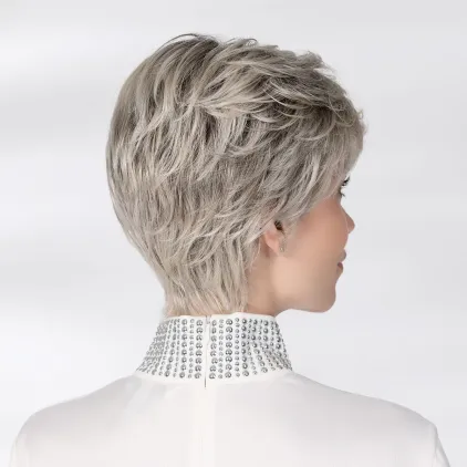 Perruque femme Posh - Coupe courte, 5 nuances blanches
