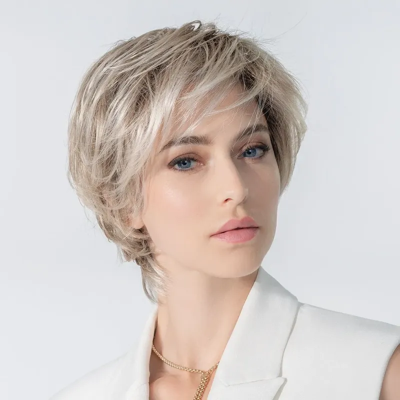 Satin Ellen Wille – Pearlblonde ROOTED – vue portée
