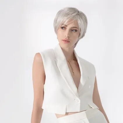 Perruque femme Satin - Coupe courte, lace front étendu