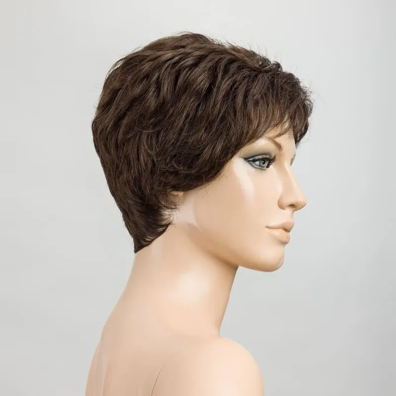 Perruque femme Spa - Coupe courte, tulle confort fait main