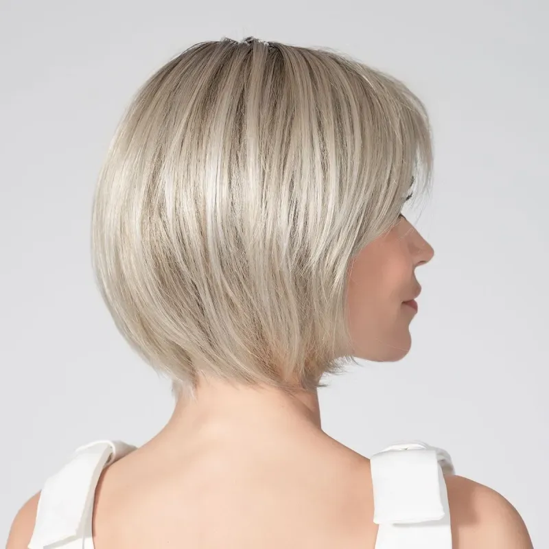 Perruque femme Star - Carré effilé, 100% fait main
