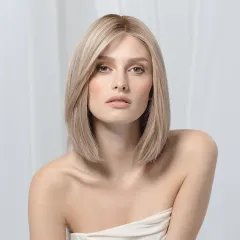 Perruque femme Yara - Long bob en cheveux naturels Remy